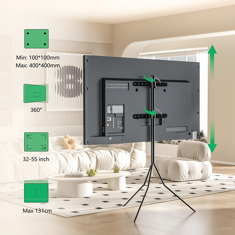 Juno Tripod TV Floor Stand – 3