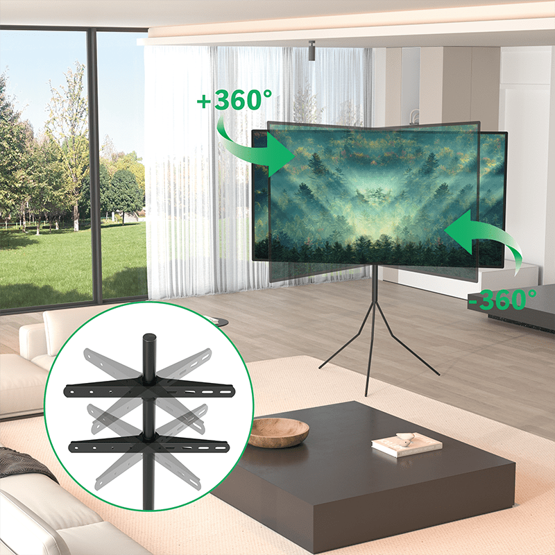 Juno Tripod TV Floor Stand – 5