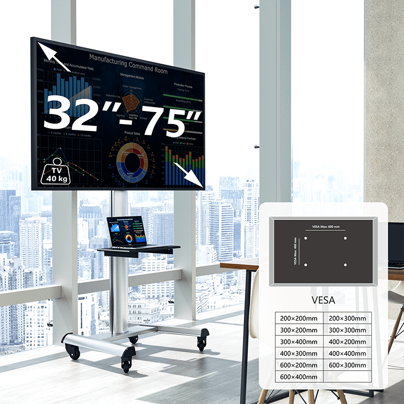 Proton 500 TV Floor Stand – 4