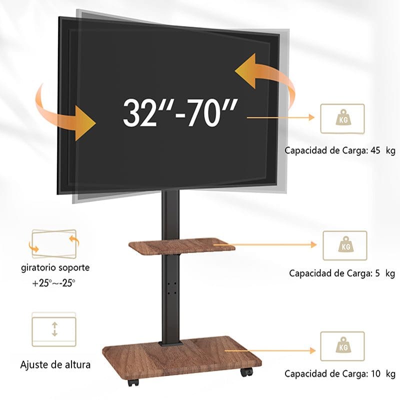 Delphos TV Floor Stand – 4