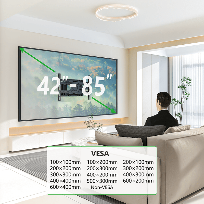Crius 100 cm Rotate VESA 600 TV Wall Mount – 5