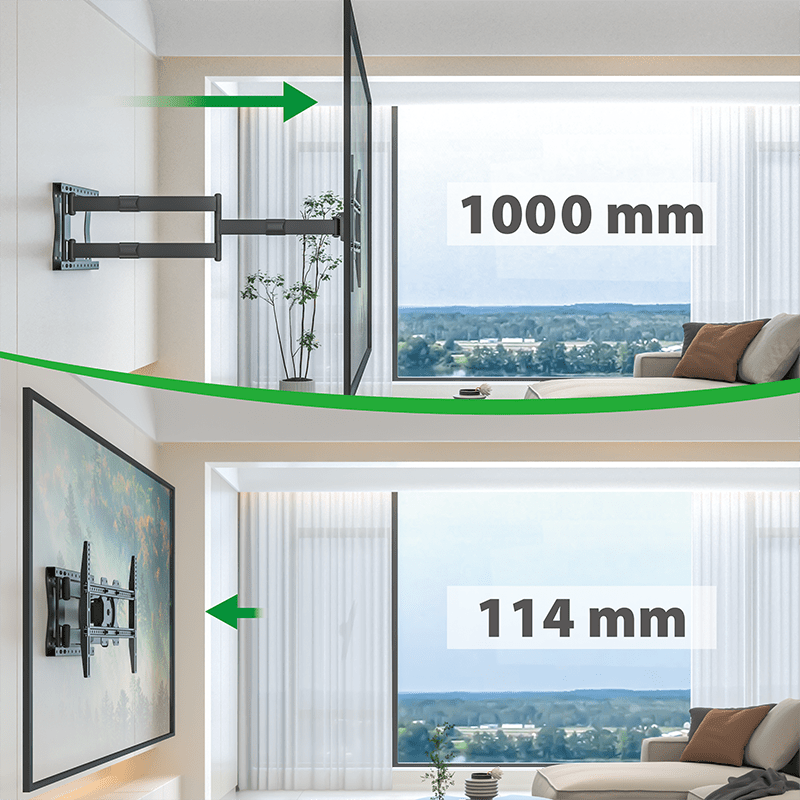 Crius 100 cm Rotate VESA 600 TV Wall Mount – 6