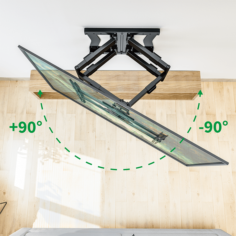 Cratos 80 cm Double Rotate VESA 600 TV Mount – 3