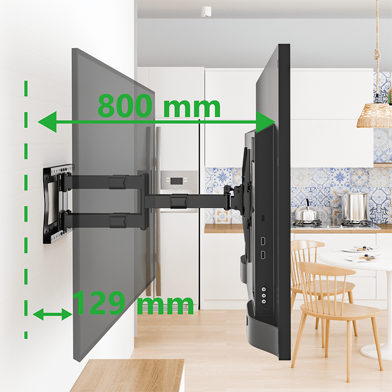 Cratos 80 cm Double Rotate VESA 600 TV Mount – 6