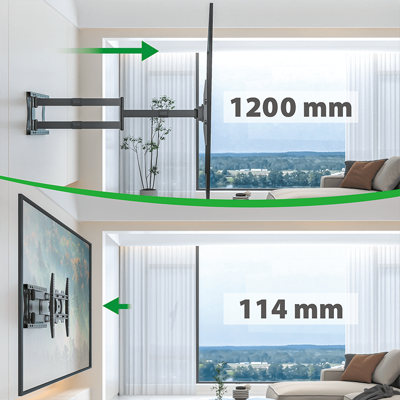 Ferrom 120 cm Rotate VESA 400 TV Mount – 7