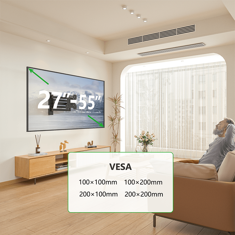 Axis XL 108.5 cm Swivel & Tilt TV Mount – 4